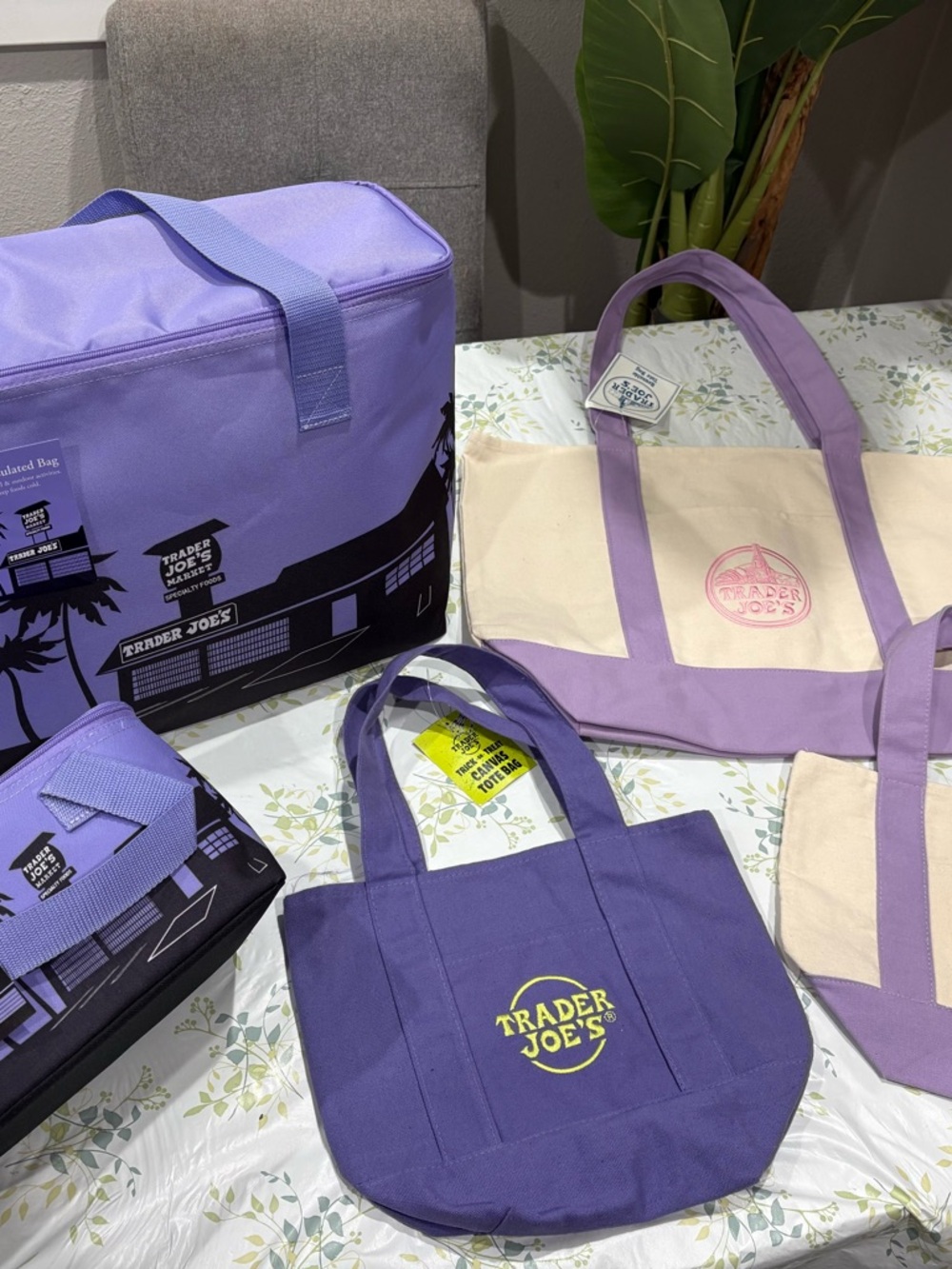 Lavender Canvas Tote Bag - Everyday Carry